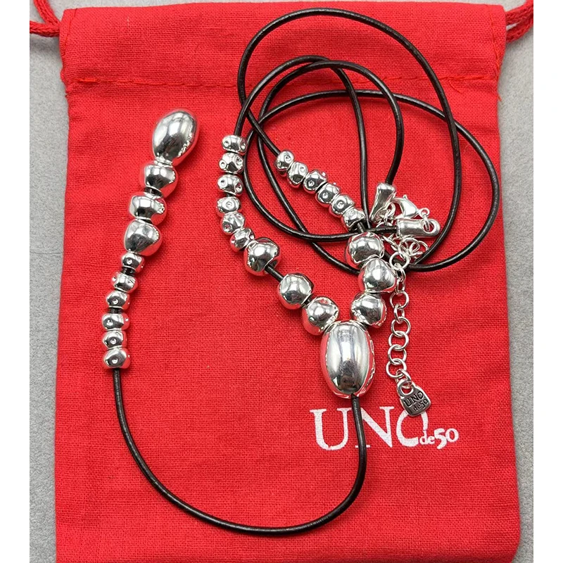 2023 UNOde50 New European and American Hot Selling Fashion Trend High Quality Necklace Women's Romantic Jewelry Gift Bag