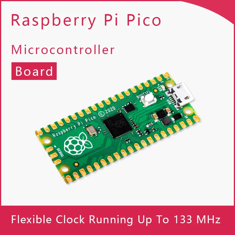 Raspberry Pi Pico Встроенный комплект датчиков макетной платы RP2040 Расширяющая плата 10DOF IMU RTC ЖК-модуль