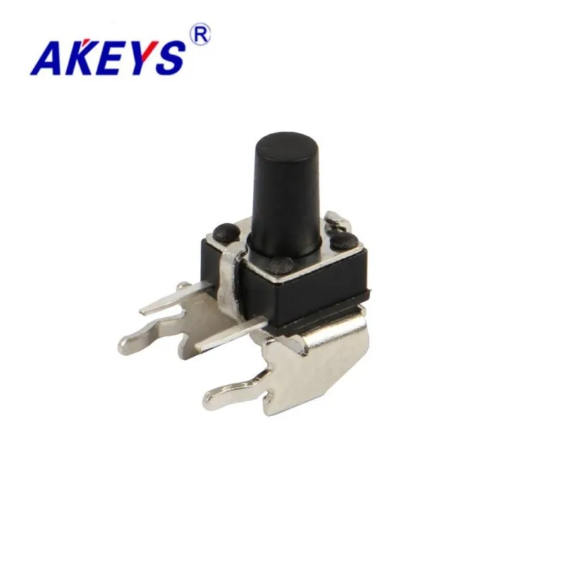 10PCS TS-D011 6*6*5 Momentary tact switch side insert side 2 pin with lower bracket small switch