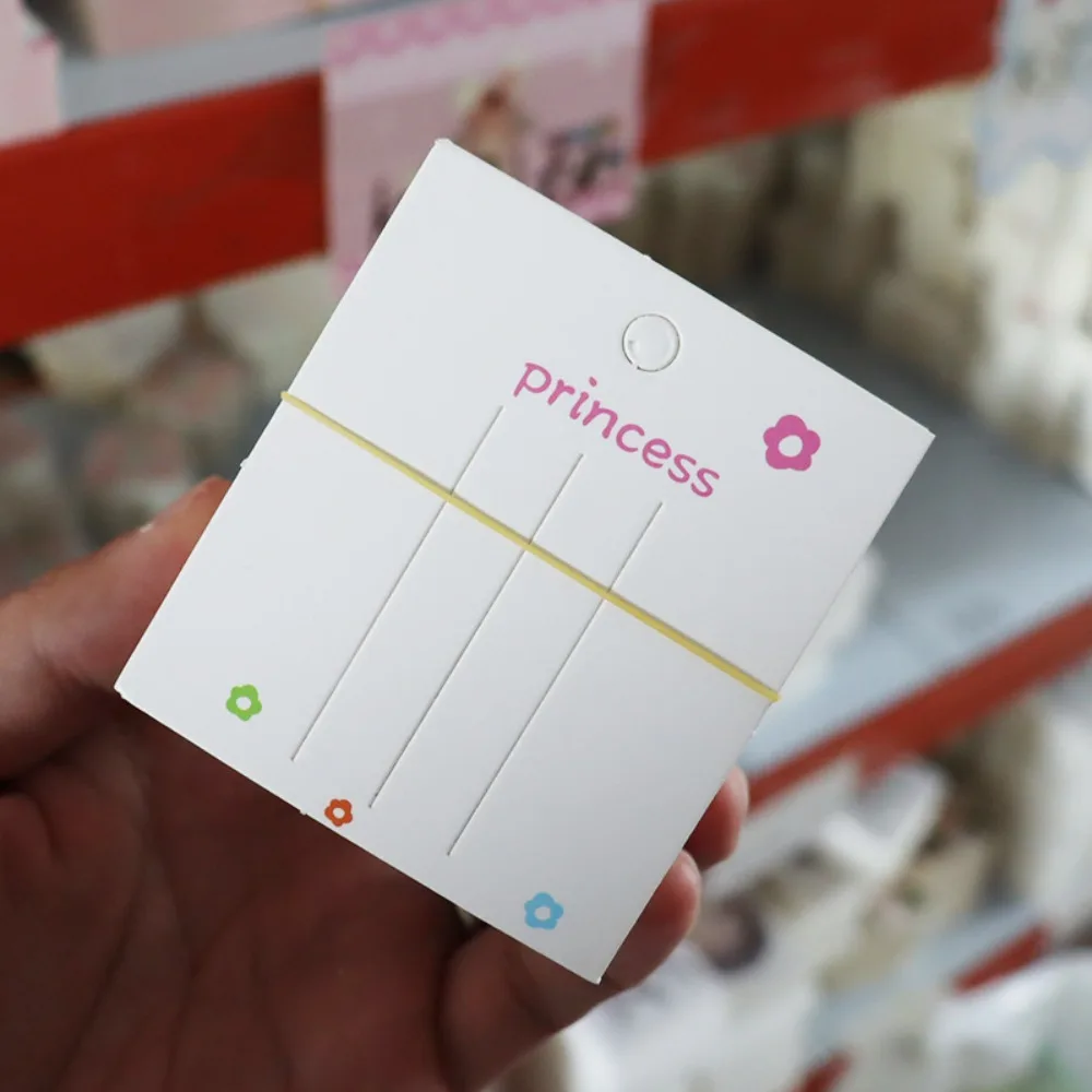 

100 шт./компл., бумажная шпилька, демонстрационная карта, белый милый печатный бант, демонстрационная карта, пустой дизайн, демонстрационная карта для ювелирных изделий, розничная маркировка