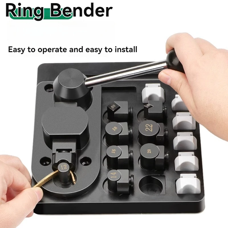Manual Bending Machine Gold Silver Copper Bar Winding Machine Small Ring Shaping Mold Gold Jewelry Equipment
