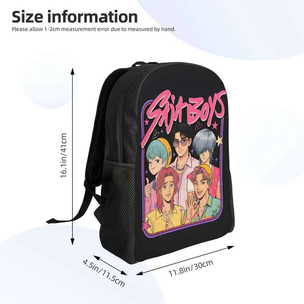 Aangepaste Kpop Hunter Demons Reisrugzak Dames Heren School Laptop Boekentas Saja Jongens College Student Dagrugzak Zakken