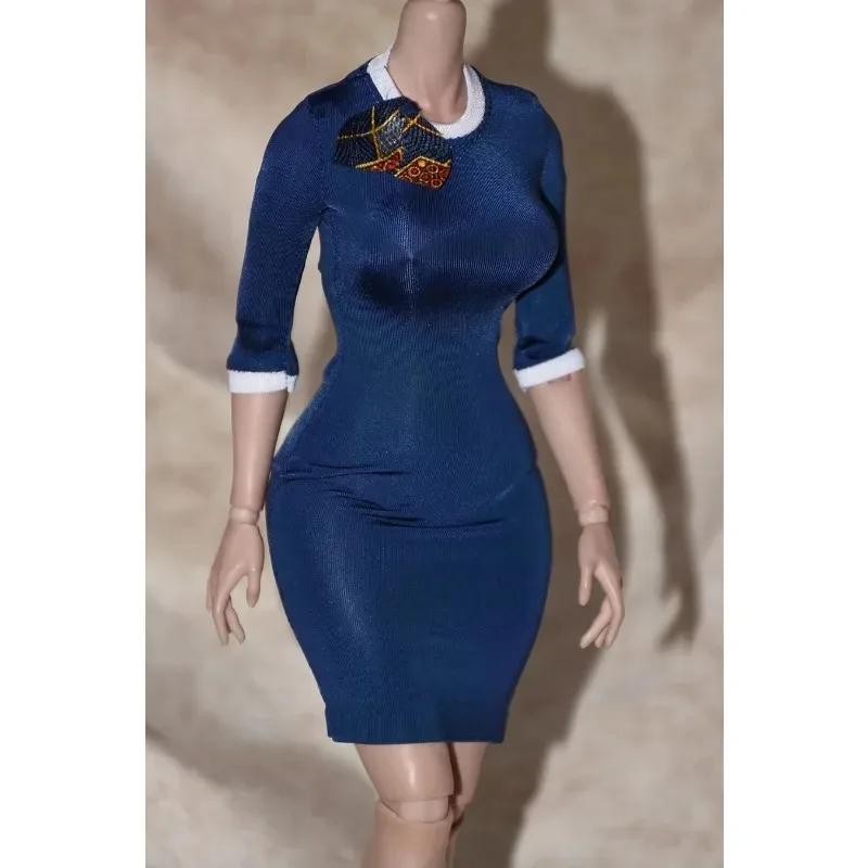 1/6 สเกลหญิงมืออาชีพชุดกระโปรงลูกไม้พิมพ์ชุดเดรสเปลือยหลังเสื้อผ้าสำหรับ 12 "ทีบีแอล พีเอช บอดี้