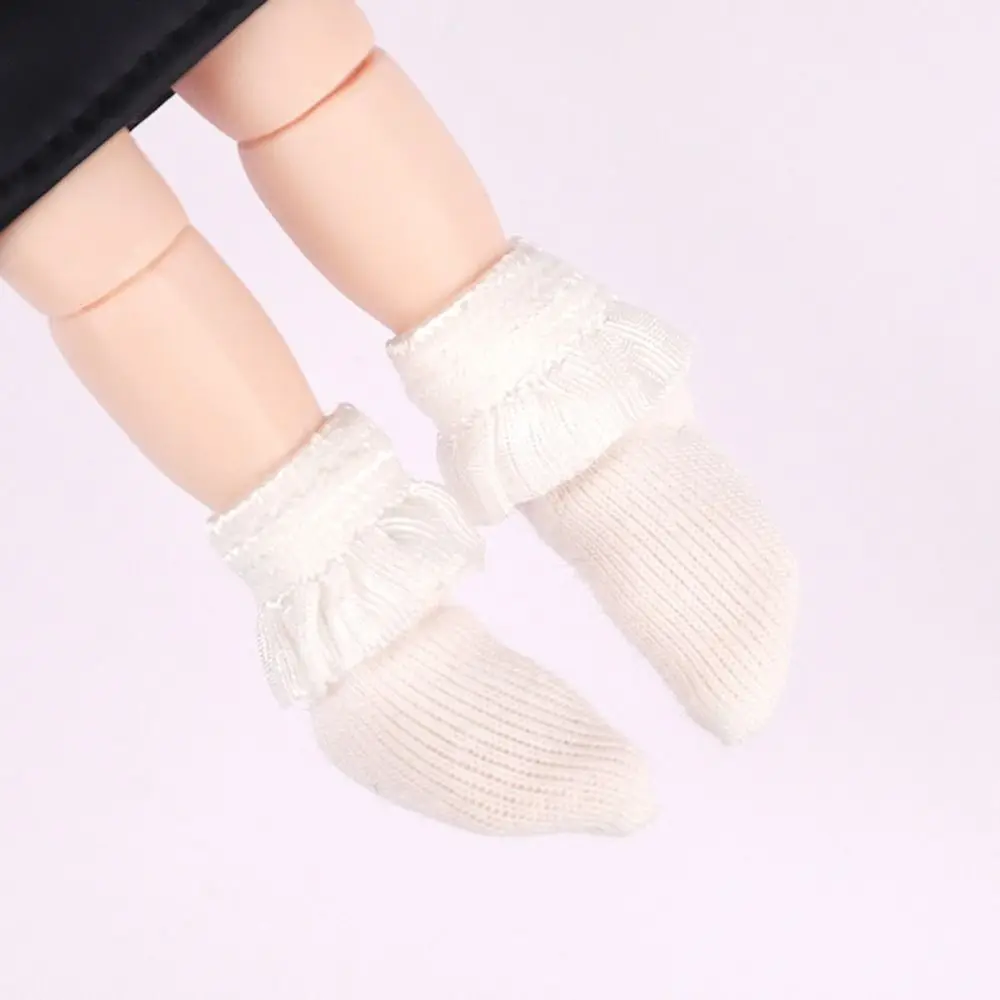 Fashion Doll Accessories OB11 Lace Socks Lovely Calf 1/12 Doll Socks Soft Toy Doll Clothes Accessories OB11