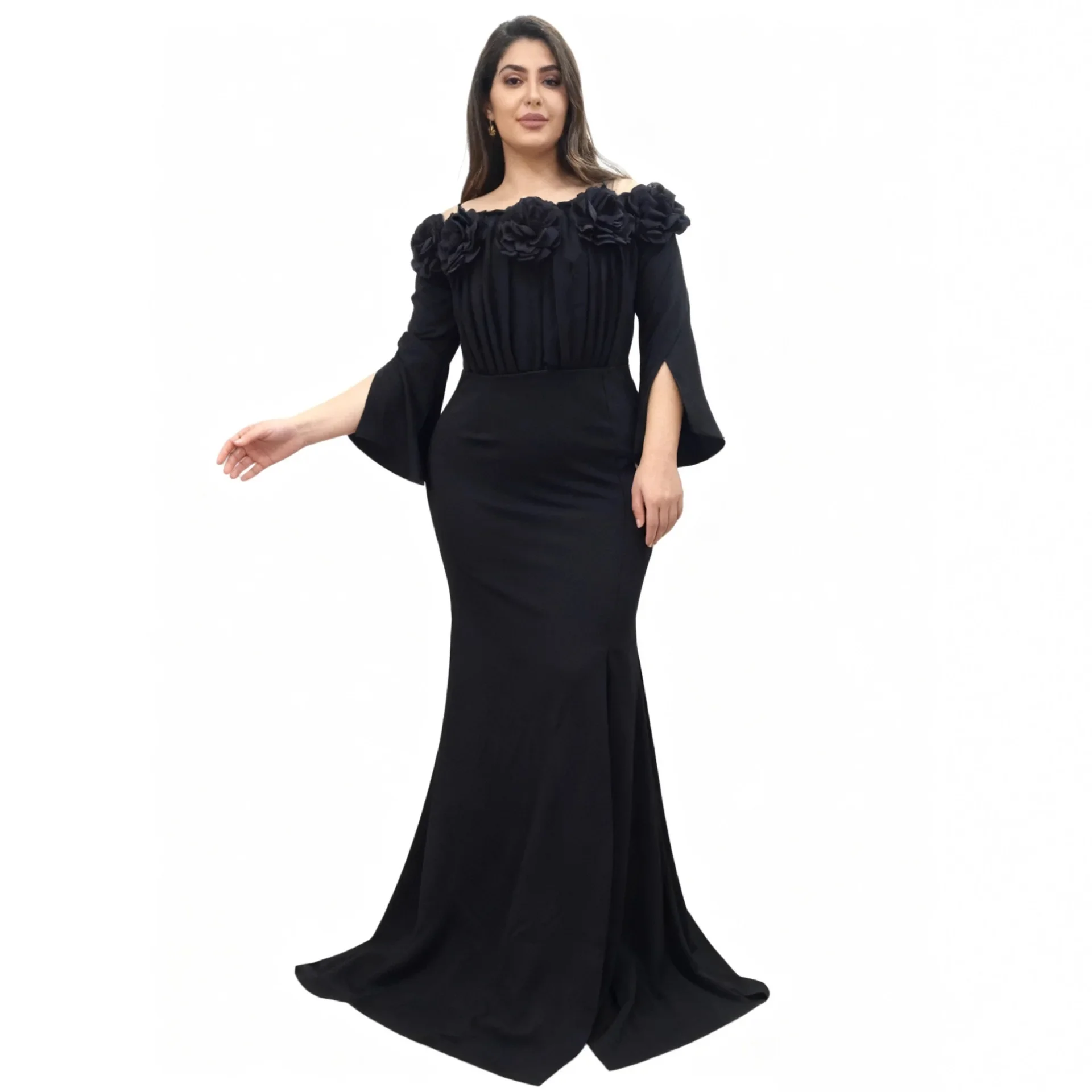

African Party Evening Dresses for Women Autumn Fashion African Women Long Sleeve Polyester Long Maxi Dress Gowns Ankara Dresses
