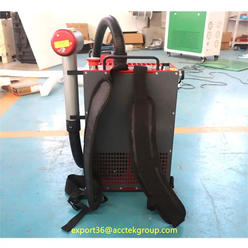 

100W 200W 300W Backpack Handheld Pulsed Laser Cleaning Machine for Rust Paint Oil Removal Portable Laser Cleaner