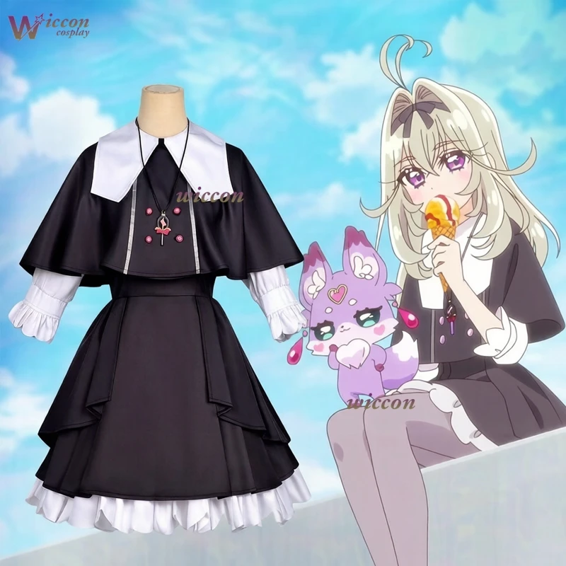 

Star Detective Precure Cosplay Costume Cure Arcana Shadow Moria Outfit with Wig for Comic-Con Halloween