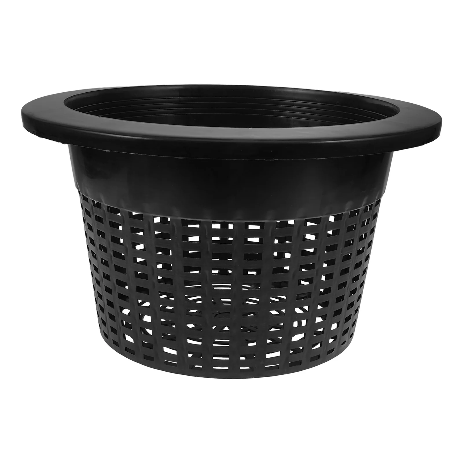 

Large Net Bottom Thickened Plastic Flower Pot Wide Rim For Hydroponic Planting Garden Decor Mesh Pots Nursery Containers