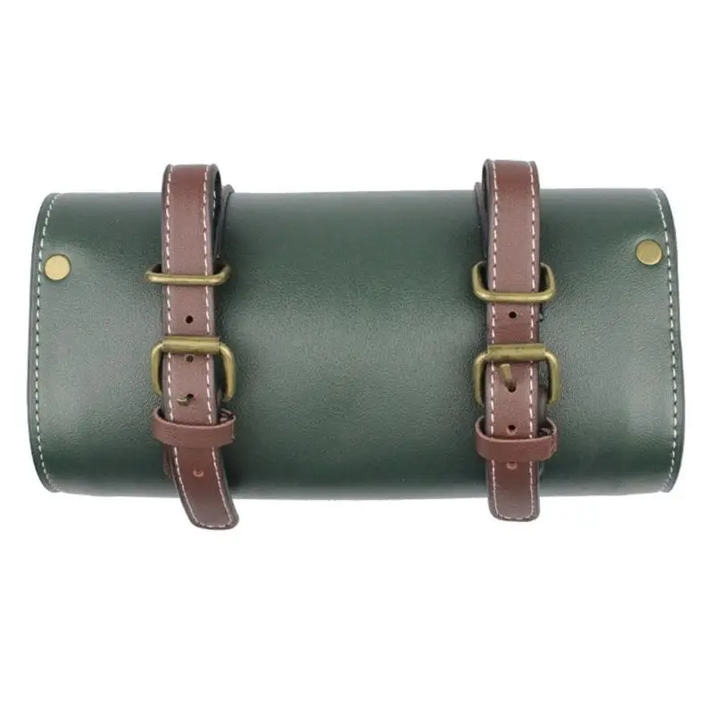 

652F Vintage Tail Bag PU Cycling Bag Saddle Rear Pannier