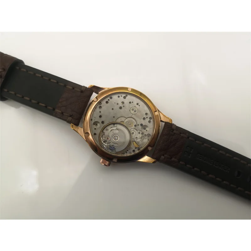 44mm Men\'s Vintage Watch Punk Automatic Mechanical Watch Stainless Steel Sapphire 50M Waterproof Unique Handmade Customization