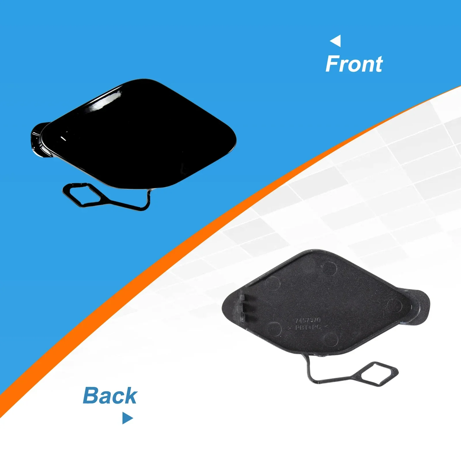 For BMW 3 Series F30 F31 LCI Sedan Wagon 320i 328i 330d 330i 340i 2016-2018 Front Bumper Tow Hook Cover Cap 51117396837