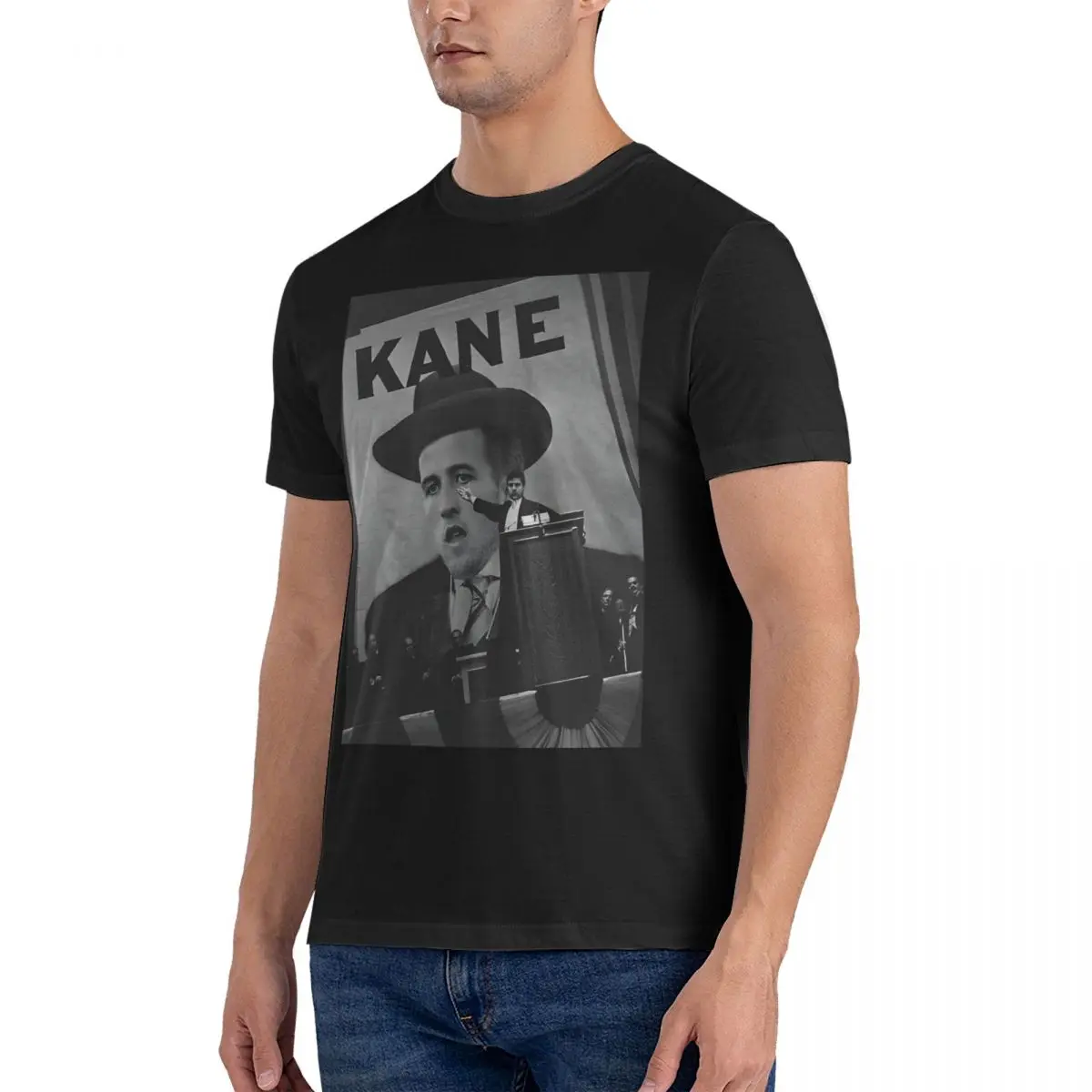 Rosebud T Shirts Men's Cotton Casual T-Shirts Round Collar Citizen Kane Tees Short Sleeve Clothing Summer