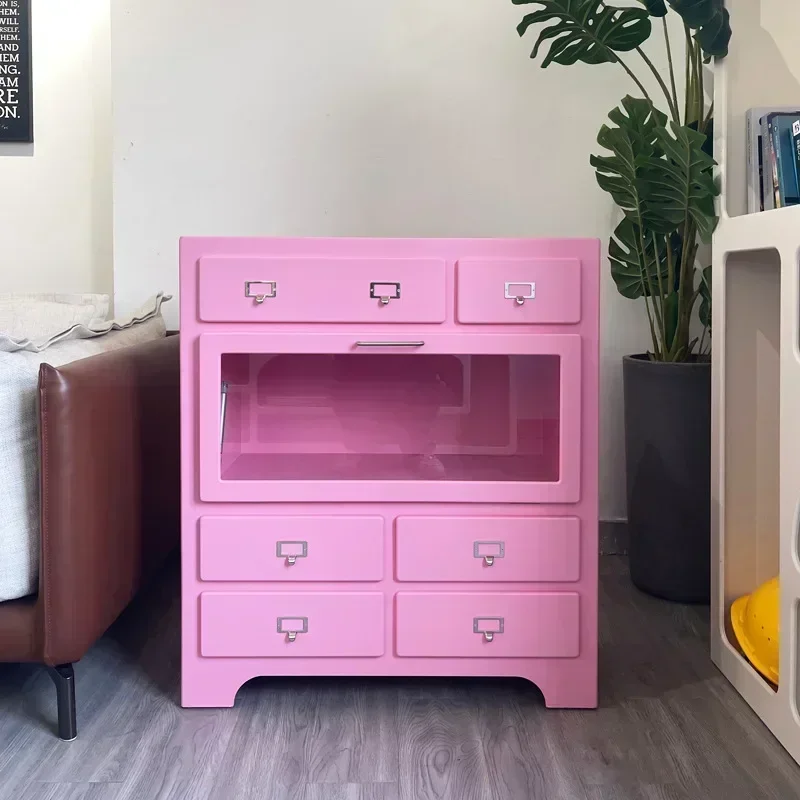 خزانة ذات 6 أدراج تعرض خزائن جانبية ودرج تخزين وخزانة مشروبات جانبية لغرفة المعيشة وغرفة النوم ومنظم تلفزيون Meuble #3