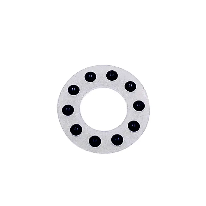 Rodamientos de bolas plegables para cuchillos, rodamientos de cerámica, jaulas planas de plástico, 9,7x5,2x1.588mm, 10 unidades por lote