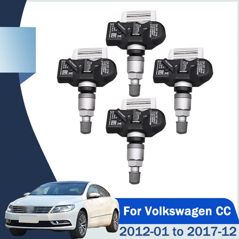 

Для Volkswagen CC Passat Passat CC Tiguan 4 шт. датчик контроля давления в шинах TPMS 433 МГц 3AA907275B 3AA907275D 3AA907275