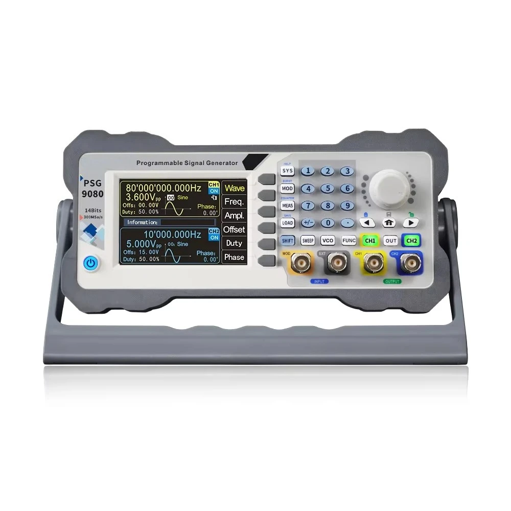 PSG9080 Programmable Arbitrary Signal Generator 1nHz-80MHz Pulse Generator