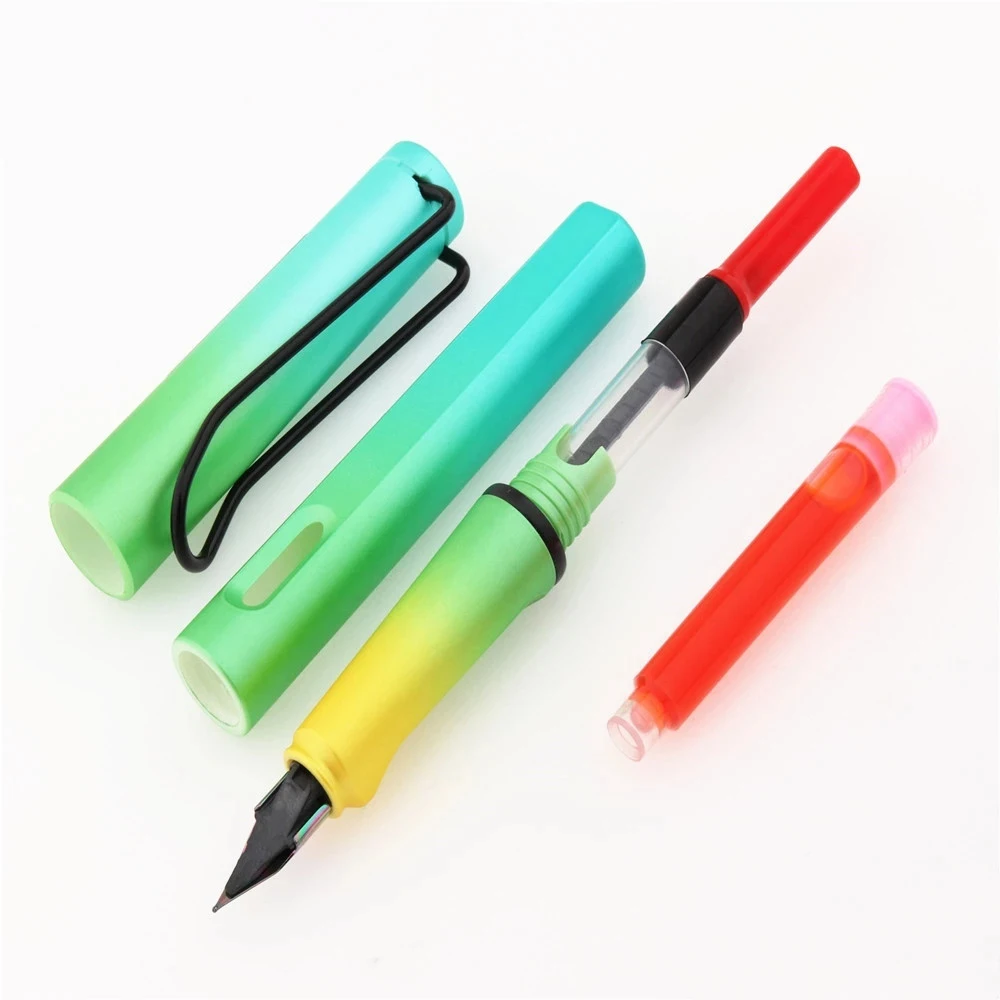 School Supplies Ink Pen 2.6mm 3.4mm Student Fountain Pen Refill Cartridge Color Ink Fountain Pen ink
