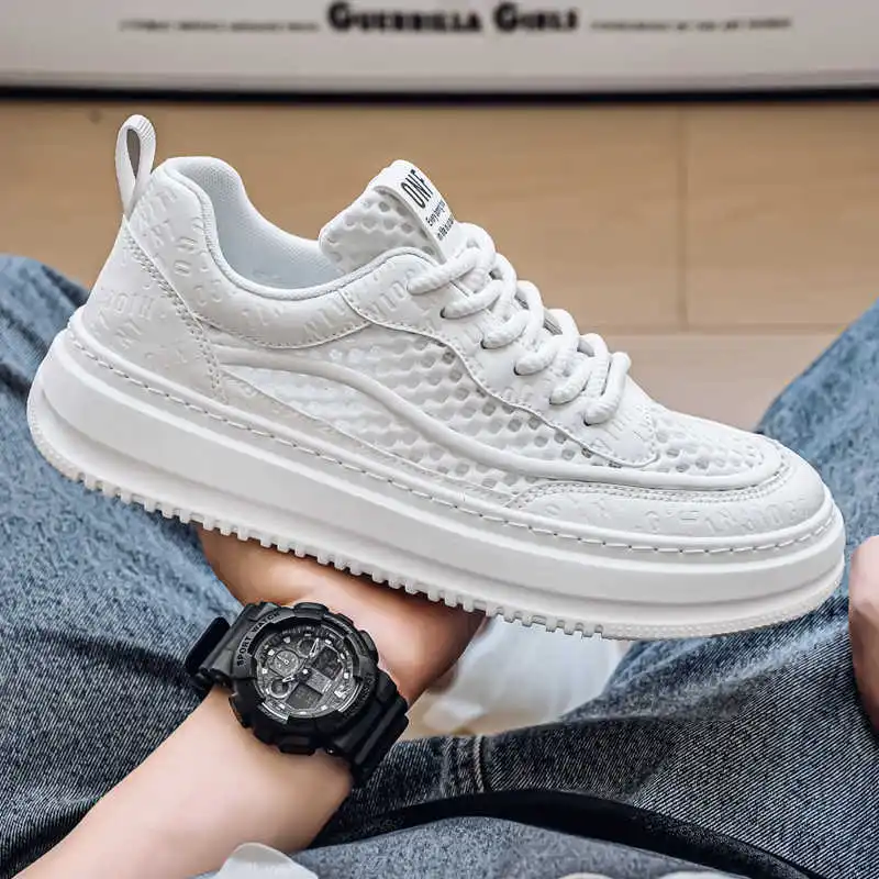 

Демисезонная обувь с завязками, мужские черные повседневные кроссовки, мужские классические ботинки, спортивные VIP-промышленные швейные спортивные крутые баскетбольные ботинки