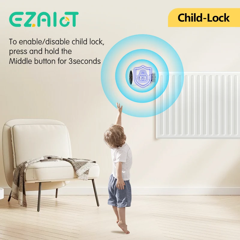 Smart WiFi TRV Thermostatic Radiator Valve Tuya Thermostat Heating Actuator Temperature Controller Support Alexa Google Home