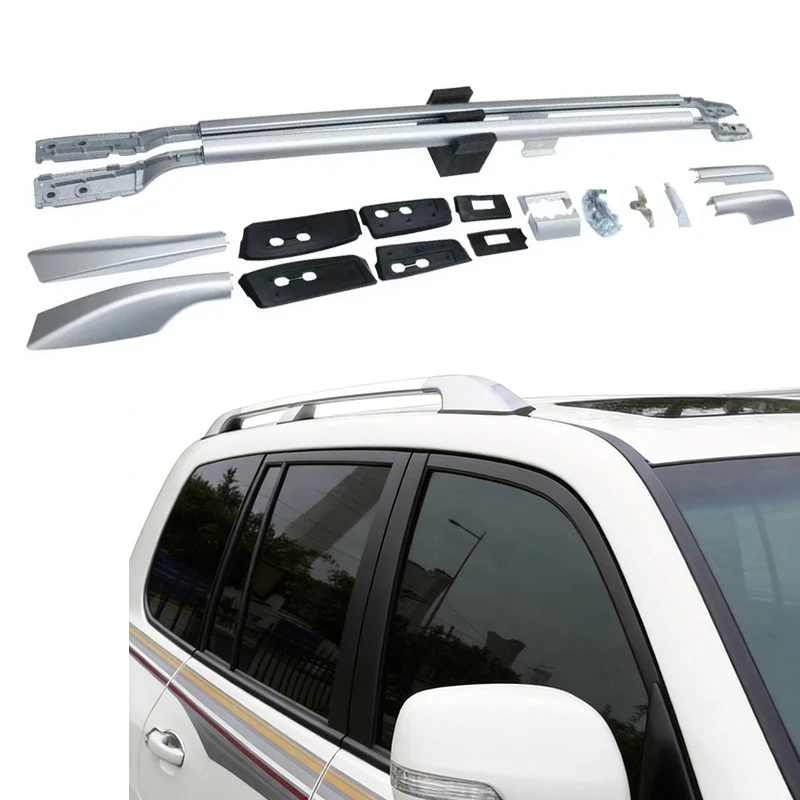 

Алюминиевые рейлинги для крыши Dream Garage с грузоподъемностью 100 кг для Land Cruiser LC200 J200 2008-2021