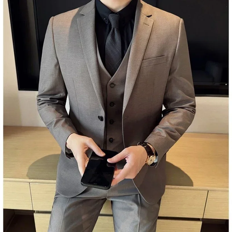 6184 Men's business suit civil servant interview suit college graduation photo Business suit formal dress wedding