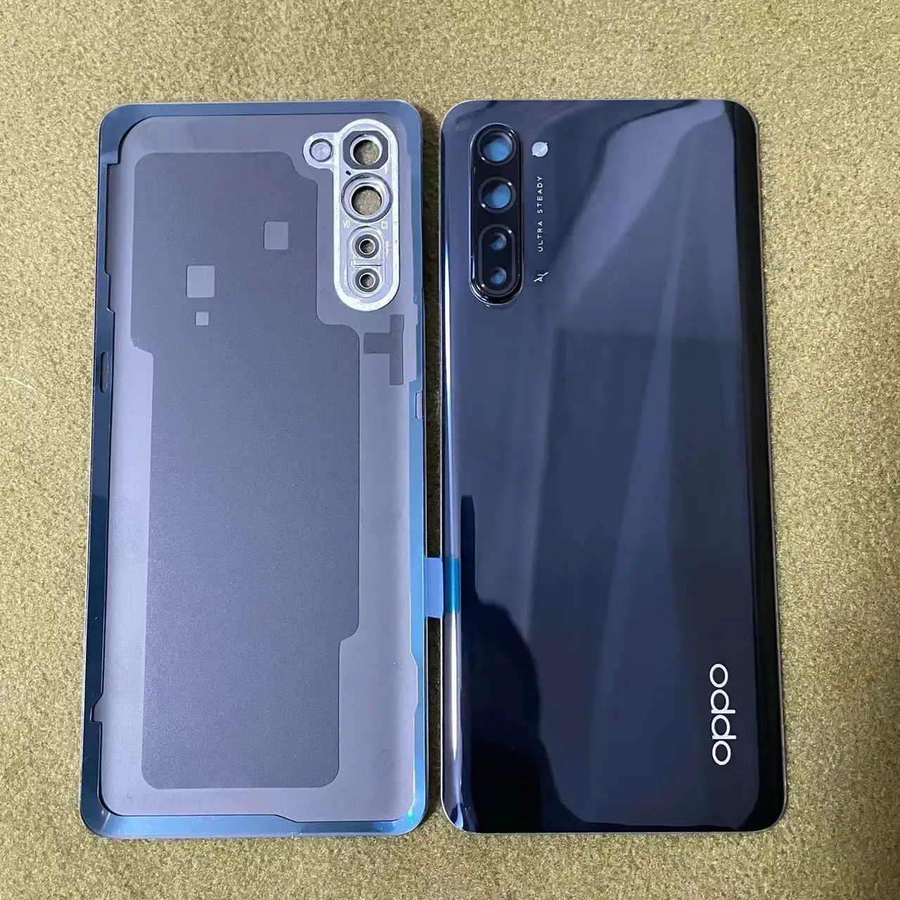 Original New Back Glass For Oppo Reno3 Back Battery Cover Door Housing case For Reno 3 CPH2043 Rear Glass Parts Repalcement