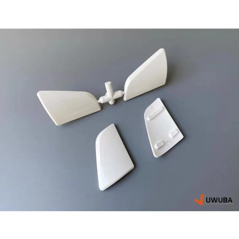 

2pcs ABS Plastic Front Spoiler and Stickers Decorate for 1/14 Tamiya RC Truck Tipper for VOLVO F16 750 56360 Car DIY Toy