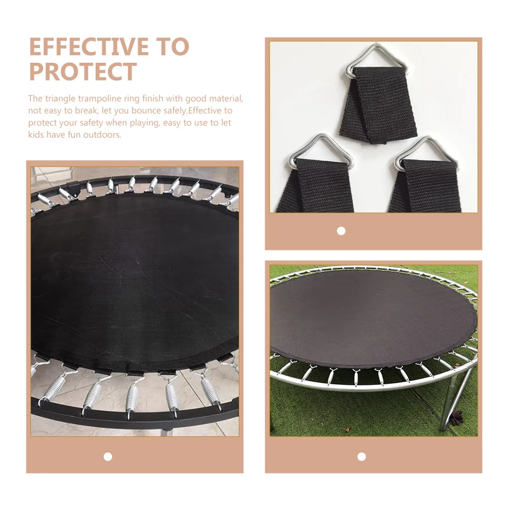 

40 set 40 Sets Iron Triangle Ring Jumping Bed Durable Replaceable Parts Professional Portable Accessories