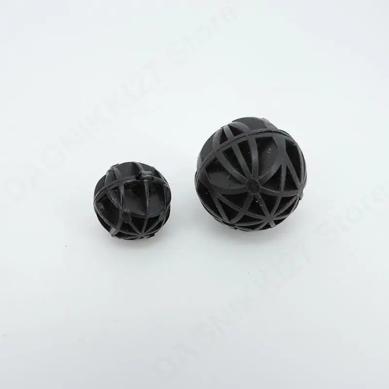 20pcs Black 16mm 26mm Aquarium Pond Reef Bio small Balls Fish Tank Air Pump Canister Biochemical Cotton Filter Sponge Media v