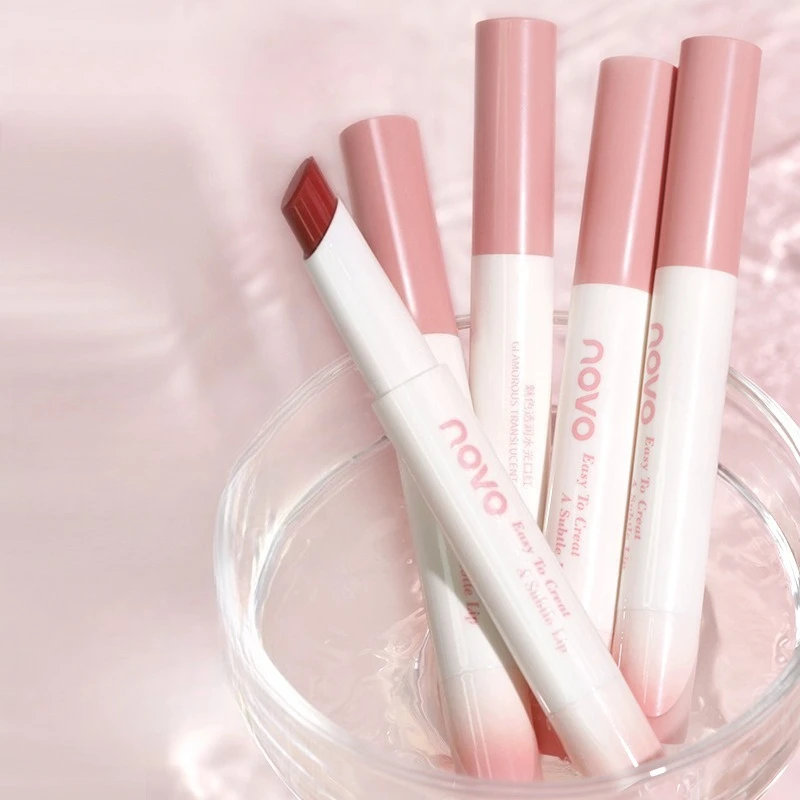 Affordable Glossy Lipstick Moisturizing Formula Water Resistant Smudge Proof All Day Wear Kiss Proof Lip Color Daily Essential