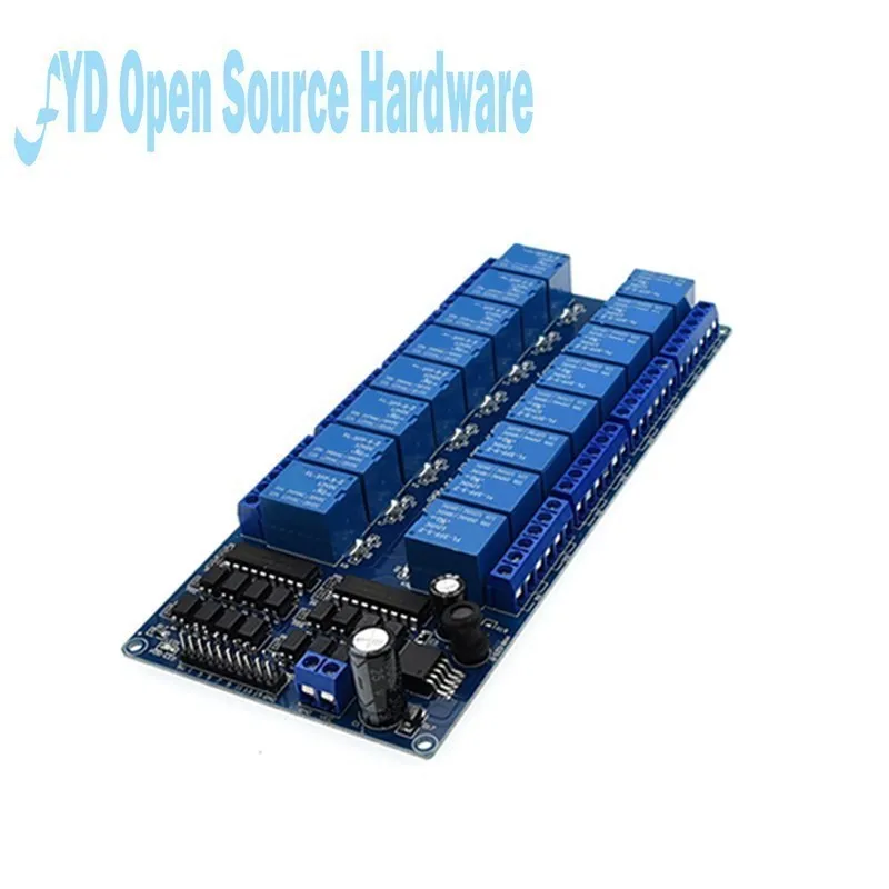 16 channel relay module with optocoupler protection LM2596 power control board module 5V or 12V for arduion raspberry