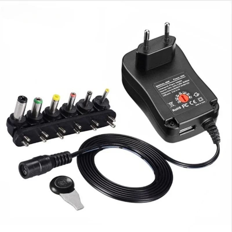30W Multi Functional Charger With 6 Bends, European Adjustable Power Adapter, Monitoring Multi Functional Power Charger image 4