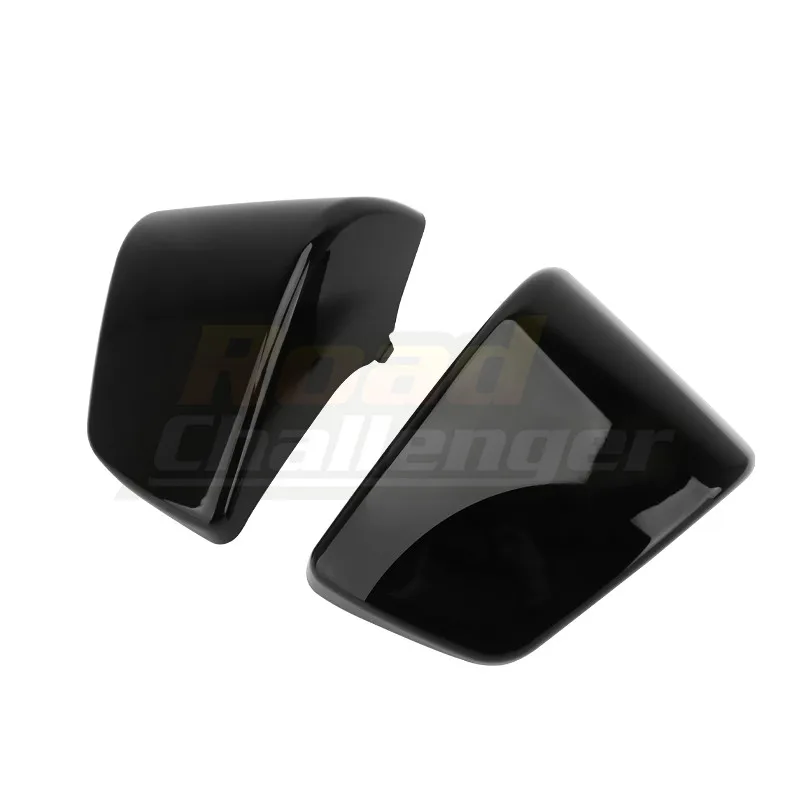 Chrome Black Motorcycle ABS Left Right Side Battery Fairing Cover For Honda Shadow ACE VT400 VT750 VT 400 750 1997-2003