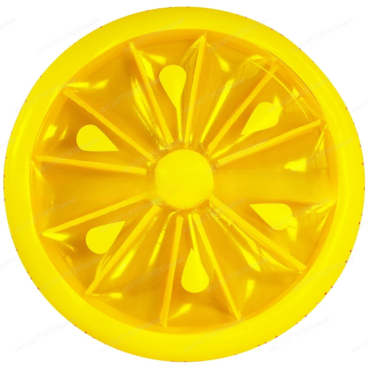 Inflatable Lemon Floating Row 160cm Large Round Lemon Floating Bed