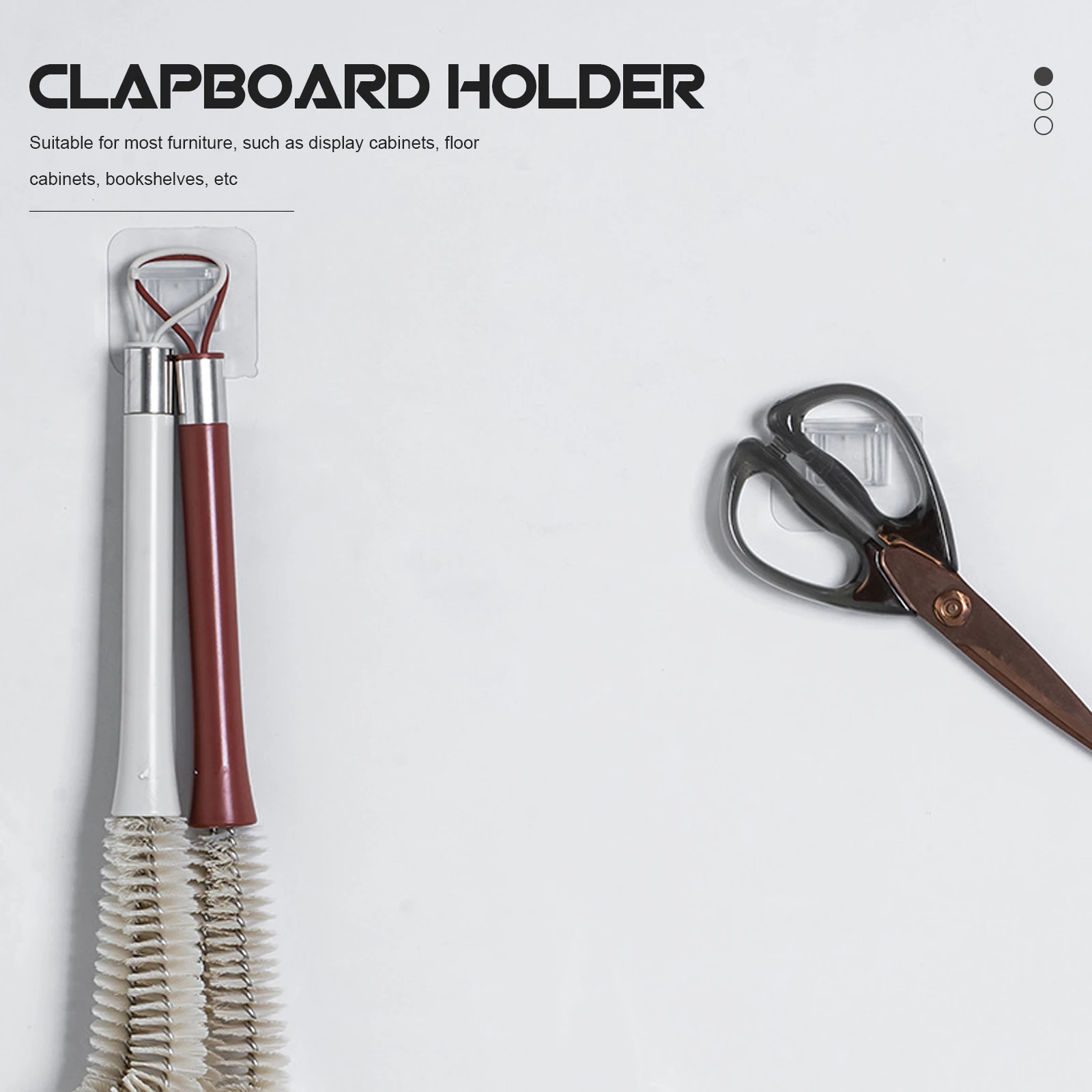 

20 Pcs Shelf Support Brackets Adhesive Partition Holders ABS Material Closet Pegs Sturdy Durable Easy Install No Drilling