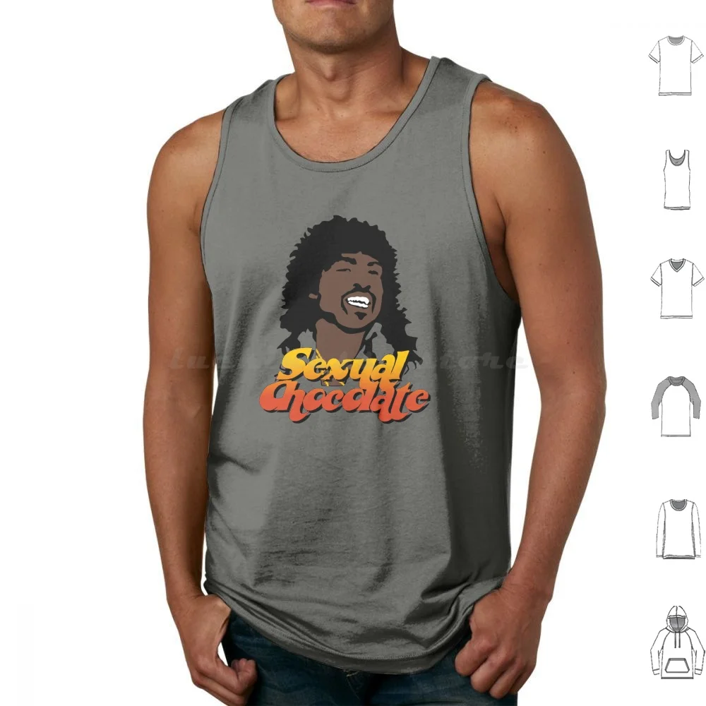 Sexual Chocolate Tank Tops Print Cotton Randy Watson Sexual Chocolate Coming To America Eddie Murphy Akeem Akim