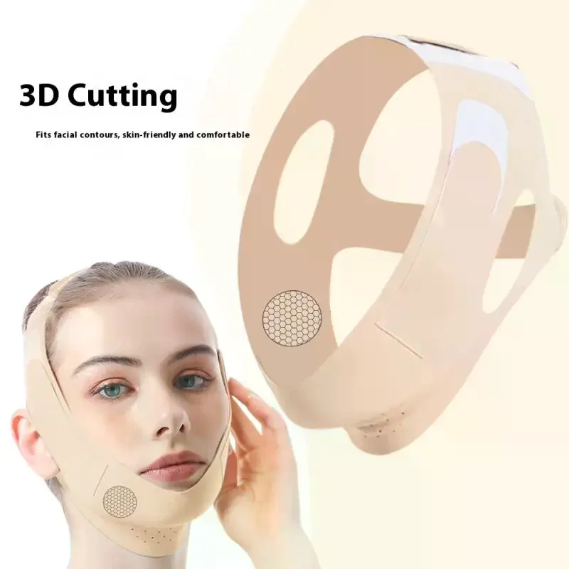 قناع الجرافين على شكل حرف V، قناع الذقن على شكل حرف V، قناع الوجه، تمرين الفك، تدليك شريط ترقق الوجه للذقن المزدوجة #3