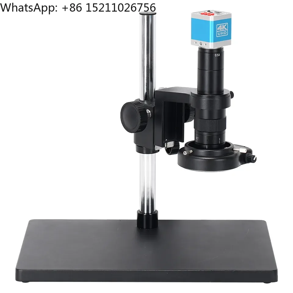 180x 4K Full HD USB Industrial Video Microscope Camera COMS HD-MI Compatible Digital Microscope for PCB Inspection