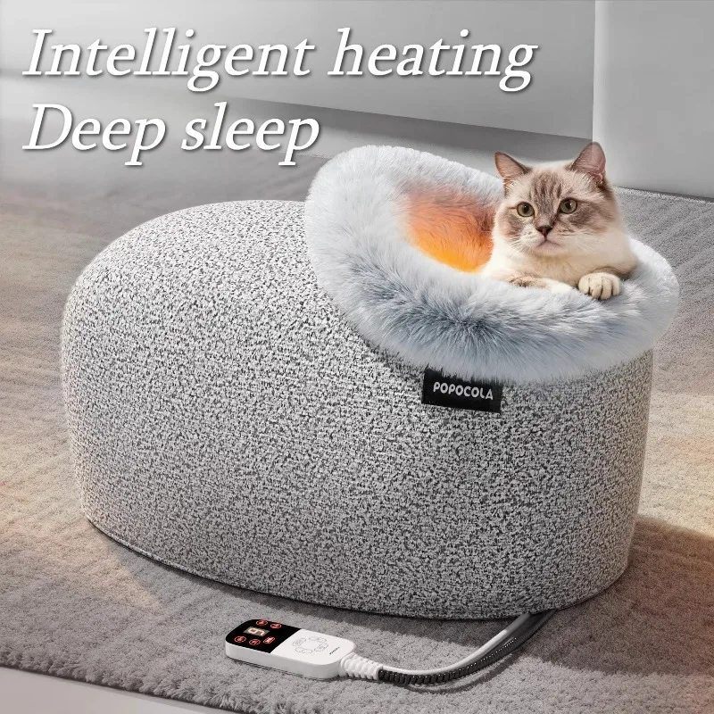 

Heated Cat Bed Constant Temperature Warm Thickening Winter Cold Weather Closed Electric Blanket Cats Electric Heating Beds