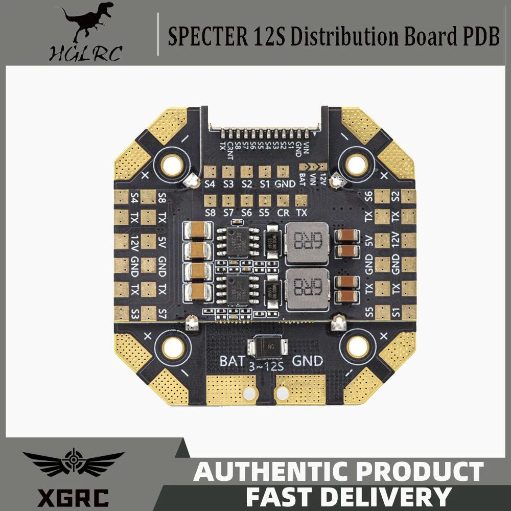 HGLRC 스펙터 12S PDB, 스펙터 90A ESC 용 분배 보드