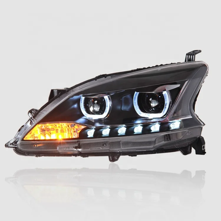 Lampu depan Led mobil penjualan pabrik lampu depan Xenon untuk Nissan Sylphy 2013-2016