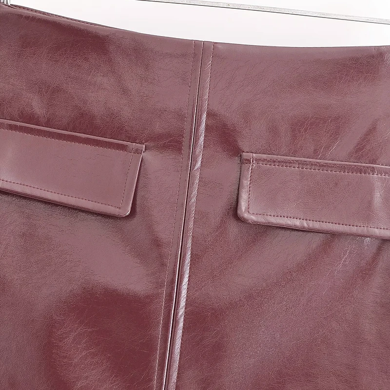Women’s Solid Bodycon Mini Skirt PU Leather Sexy Streetwear Elegant Fashion 2026 Y2K Style Faldas Mujer Skirt Faux Woman Skirt 2 Women's Solid Bodycon Mini Skirt PU Leather Sexy Streetwear Elegant Fashion 2026 Y2K Style Faldas Mujer Skirt Faux Woman Skirt 2