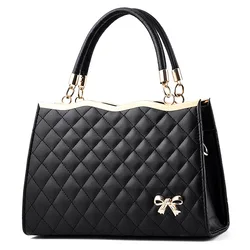 Fashion classic simple diamond lattice women's handbag, temperament fashion every single shoulder crossbody bag