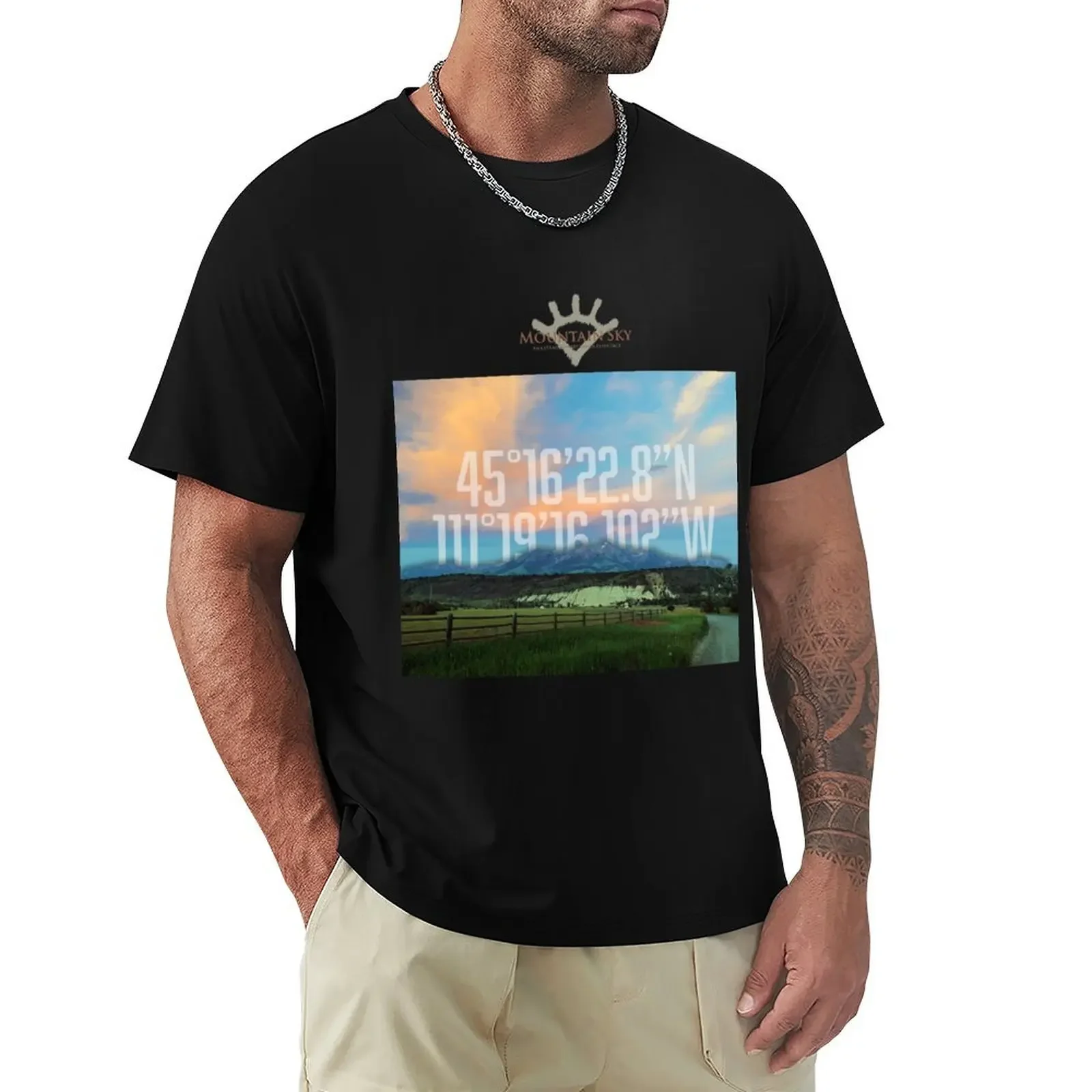 

Mountain Sky Luke T-Shirt anime tshirt plain custom t shirt mens fashion