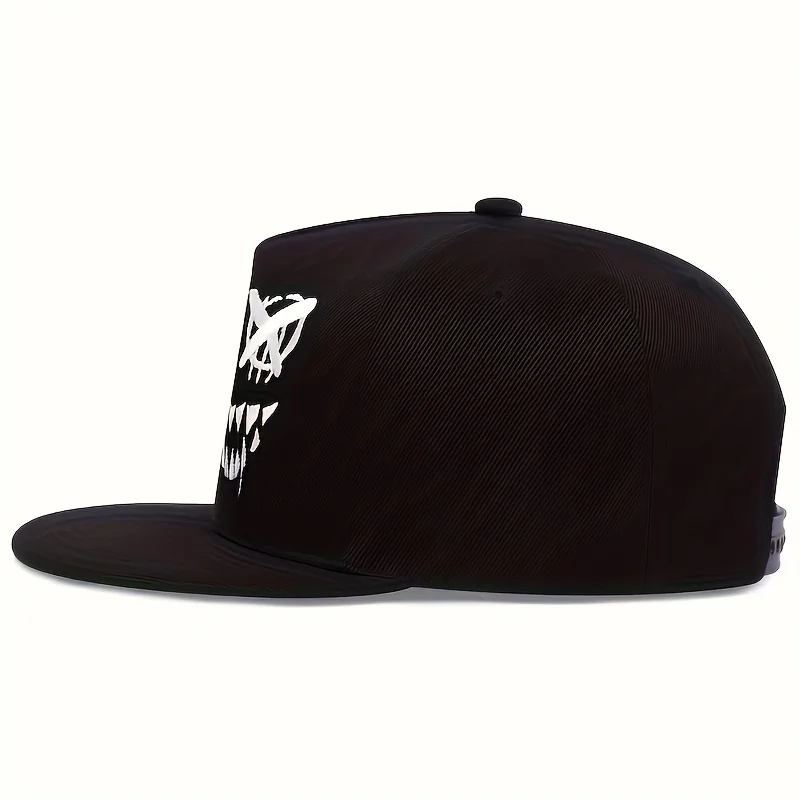 Czapka męska hip-hopowa spersonalizowana haftowana czapka z daszkiem regulowana bawełniana czapka typu snapback wiosna lato odkryty kapelusz