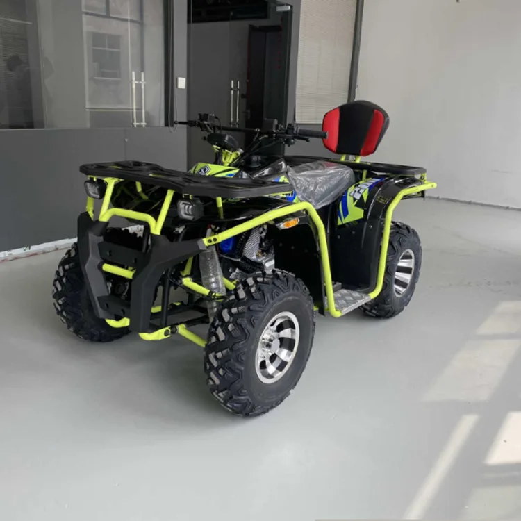 ATV 110 Customized All-terrain Four-wheel Beach Buggy Double Four-wheeler Adult Motor 125cc Automatic 12V 5AH Farm ATV