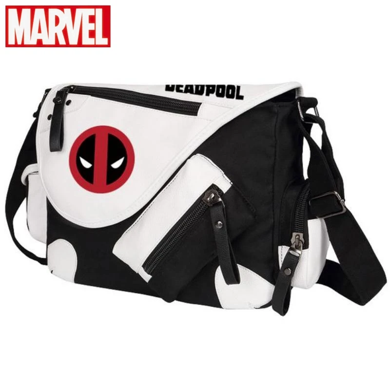 Marvel Movie Peripheral Deadpool Shoulder Bag Storage Crossbody Bag New Men\'S And Women\'S Outdoor Travel Portable School Bag