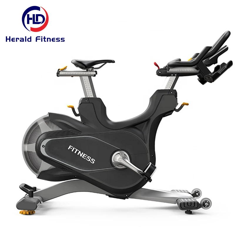 Hot Price Factory Source Smart Indoor Fitness Equipment Matrix Magnetic Spin Bike With Painting Color For Body Training