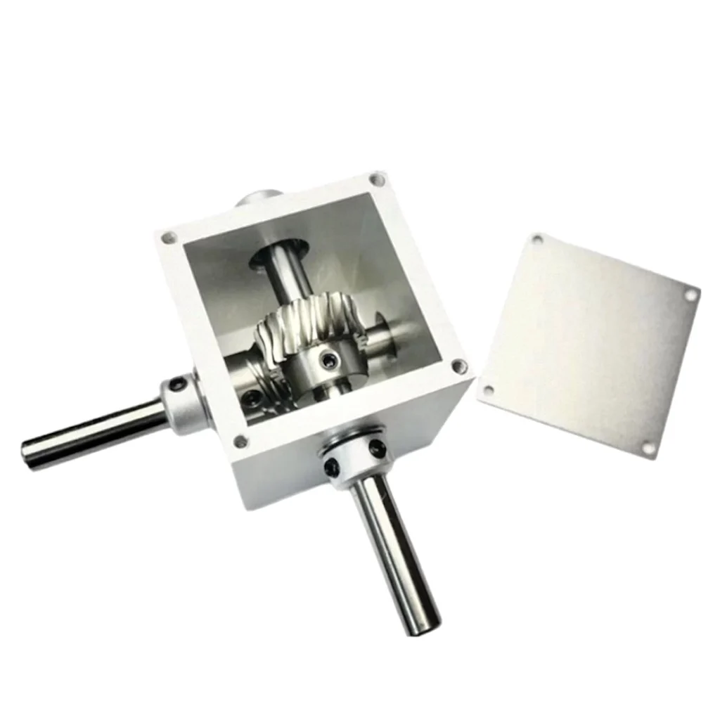 

1:5 8 мм 90 градусов прямоугольный червячный редуктор угловой редуктор коробки передач 50 мм крышка подшипника для точной применений