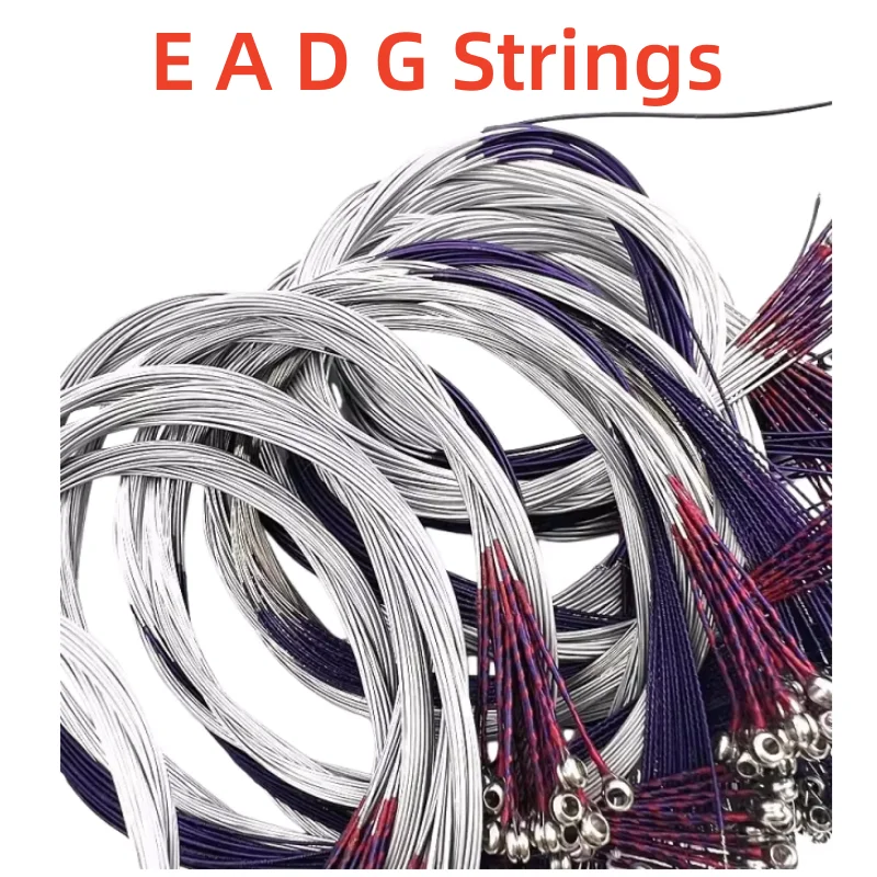 Nice-looking Violin Strings Games Cord,Set tough best Violin ＥA D G new Strings 4/4 3/4 1/2 1/4 Size